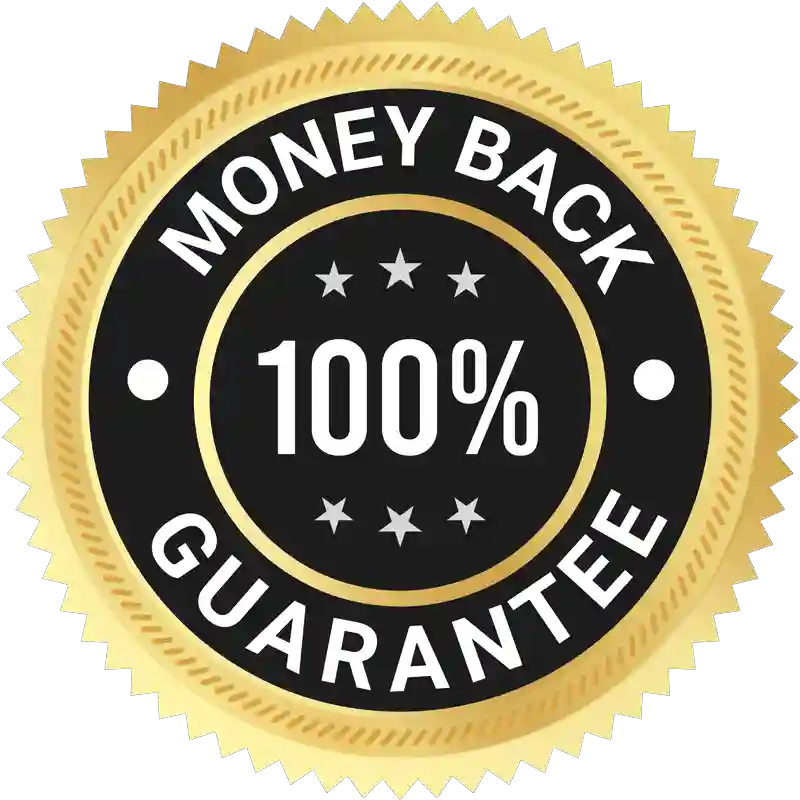 PurDentix 60-day money-back guarantee badge